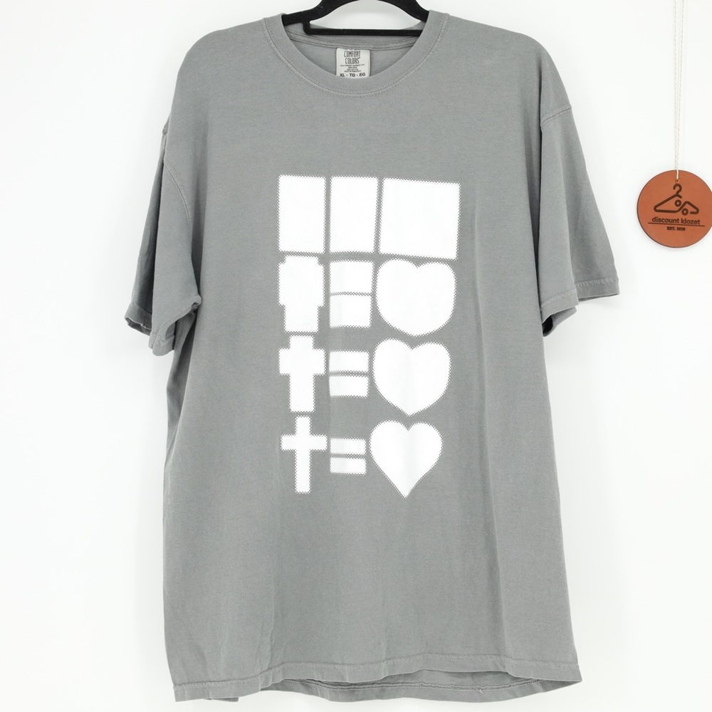 COMFORT COLORS Cross‎ Equals Love T-shirt